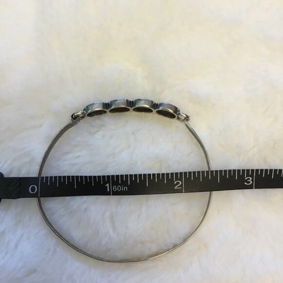 Silver Blue Stones Bracelet - Picture 6 of 9